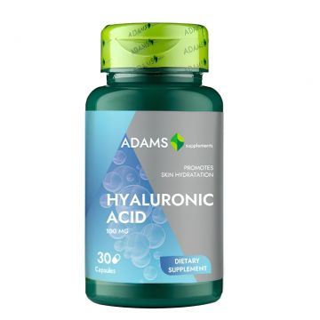 Acid hialuronic 100mg 30cps - ADAMS SUPPLEMENTS