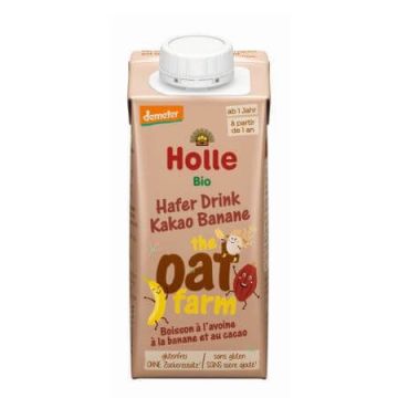 Bautura Bio de ovaz pentru copii, cu banane si cacao, 200 ml, Holle