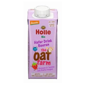 Bautura Bio de ovaz pentru copii, cu fructe rosii, 200 ml, Holle