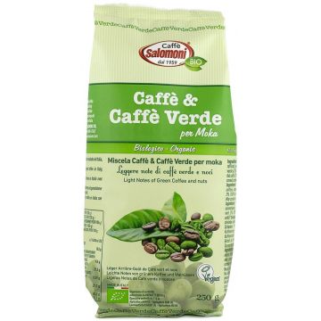 Cafea si Cafea verde Eco-Bio 250g - CAFFE SALOMONI