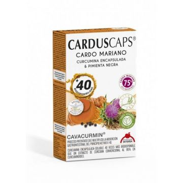 Capsule cu armurariu, curcuma si piper negru, 60 capsule - Carduscaps