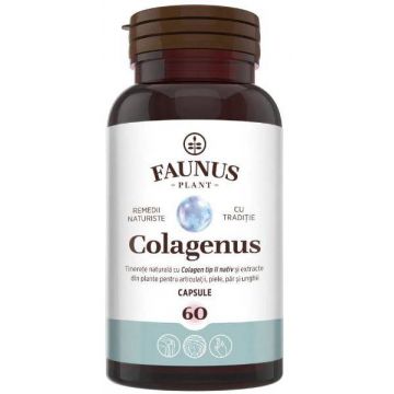 COLAGENUS - Colagen cu extracte din plante - 60CPS - FAUNUS PLANT