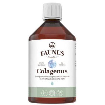 COLAGENUS - Colagen lichid hidrolizat pentru sanatatea articulatiilor, pielii, parului și unghiilor - 500ml, FAUNUS PLANT