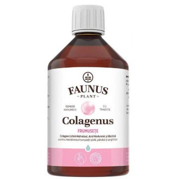 COLAGENUS FRUMUSETE - Colagen lichid hidrolizat si extracte din plante 500ML - FAUNUS PLANT