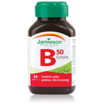 Complex vitamina B 50mg 30 comprimate