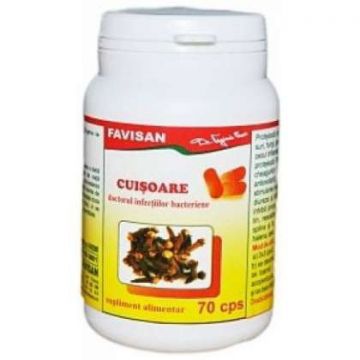 Cuisoare, 90 capsule, Favisan (Concentratie: 350 mg)