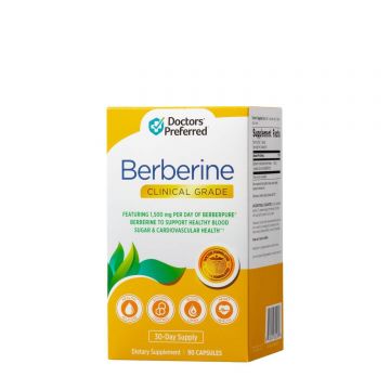 Doctors’ Prefered ® Berberine Clinical Grade, Berberina 500 mg, 90 cps, GNC