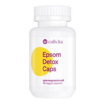 Epsom Detox caps 90 capsule de sulfat de magneziu.