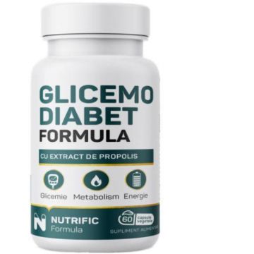 Glicemo diabet formula, 60 capsule - Nutrific