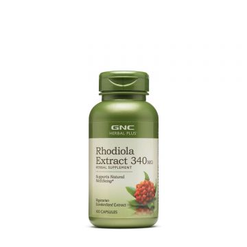 Gnc Herbal Plus Rhodiola 340mg, Extract De Rodiola, 100 Cps