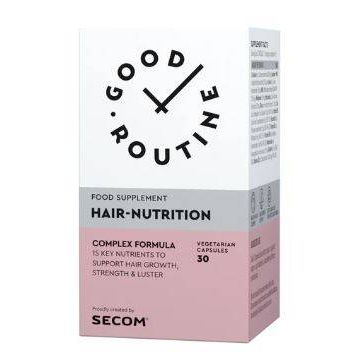 HAIR NUTRITION 30CPS VEGETALE - Sustine sanatatea parului si a unghiilor - SECOM