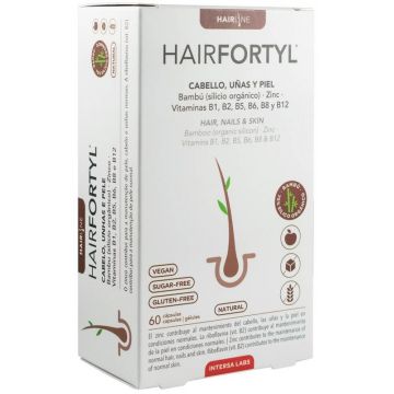 Hairfortyl, complex pentru par, piele si unghii, 60 capsule, Intersa Labs