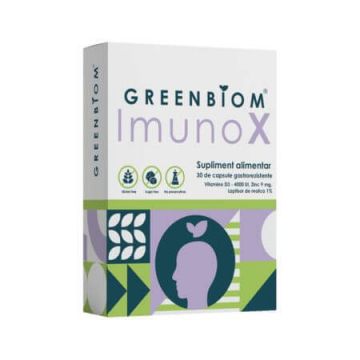 Imuno X, 30 capsule, Greenbiom