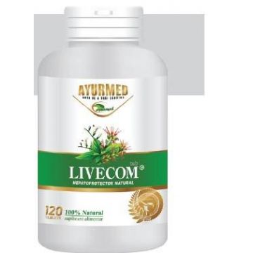 LIVECOM, ficat sanatos, tablete, AYURMED 60 tablete