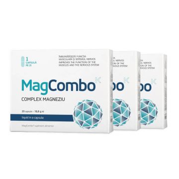 MagCombo Complex Magneziu 940 mg 3x20 capsule, Vitaslim 