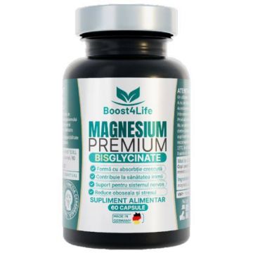 MAGNESIUM PREMIUM BISGLYCINATE 60 capsule - BOOST4LIFE