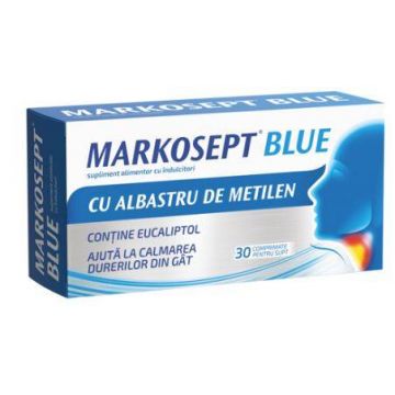 MARKOSEPT BLUE, Cu ALBASTRU METILEN 30CPR de Supt - FITERMAN PHARMA
