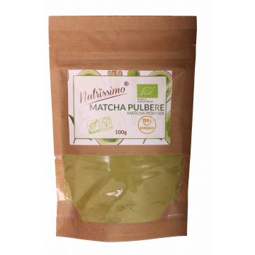 Matcha pulbere, eco-bio, 60 g, Nutrissimo