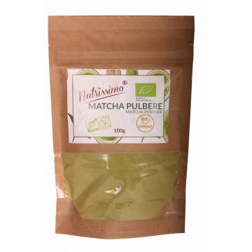 Matcha pulbere, eco-bio, 60 g, Nutrissimo