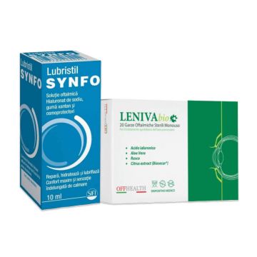 Pachet Lubristil Synfo 10 ml + Servetele Leniva bio 20 bucati