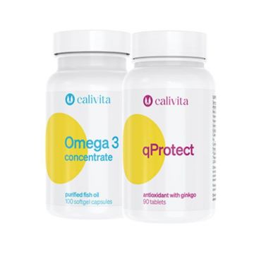 Pachet memorie concentrare OMEGA 3 CONCENTRATE + QPROTECT