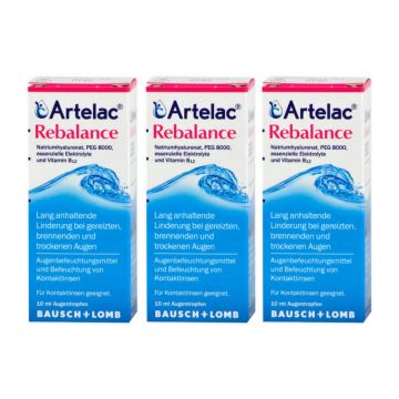 Artelac Rebalance Picaturi oftalmice, 3x10 ml, Bauch&Lomb