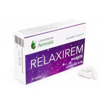 RELAXIREM NOAPTE - Somn linistit si odihnitor - 30 Comprimate - REMEDIA