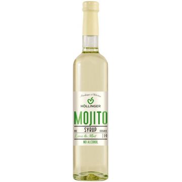 Sirop Mojito 1:9 lime si menta, fara alcool, eco-bio, 500 ml, Hollinger