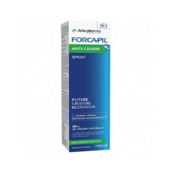 Spray anti-caderea parului, Forcapil, 150 ml, Arkopharma