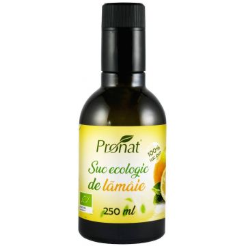 Suc de lamaie, eco-bio, 250 ml, Pronat