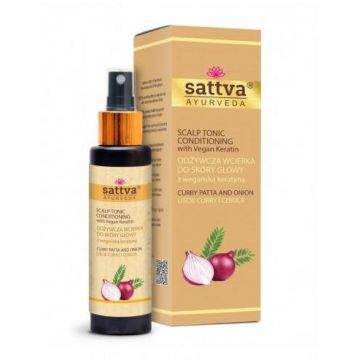 Tratament anticadere si crestere par cu ceapa si curry 100ml - Sattva