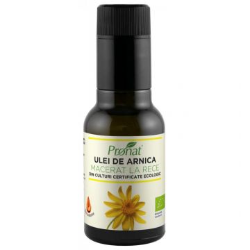 Ulei de arnica macerat la rece, eco-bio, 100ml - Pronat