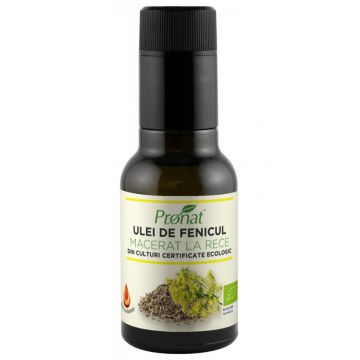 Ulei de fenicul macerat la rece, eco-bio, 100ml - Pronat