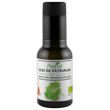 Ulei de patrunjel macerat la rece, eco-bio, 100 ml, Pronat