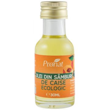 Ulei din samburi de caise, 30 ml, Pronat