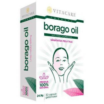 Borago ulei (Limba Mielului) 30 capsule - Vitacare