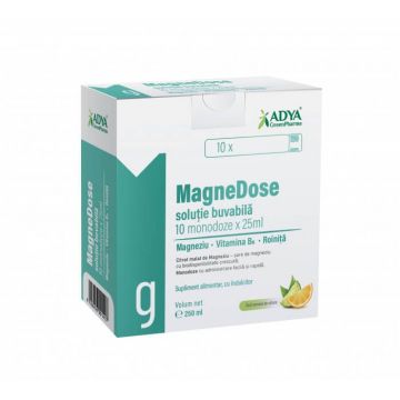 MagneDose solutie buvabila 10 monodose x 25ml - Adya