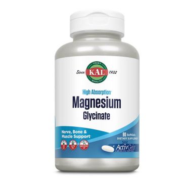 Magnesium Glycinate ActivGels, 90 capsule gelatinoase moi, Secom
