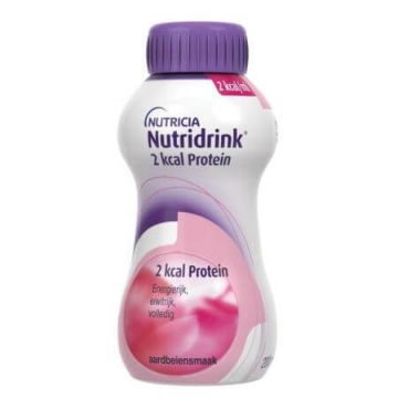 Nutridrink cu aroma de capsuni 2 kcal Protein, 200 ml, Nutricia