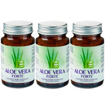 PROMO: 3 Flacoane Aloe Forte 60 Capsule