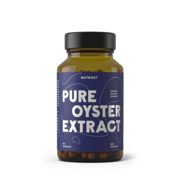 PURE OYSTER EXTRACT – creste fertilitatea, reduce oboseala si epuizarea, 120 capsule, NUTRIEST