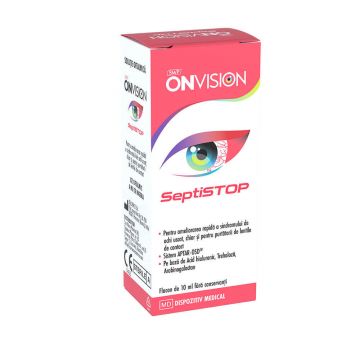 Solutie oftalmica lubrifianta Onvision Septistop, 10 ml, Sun Wave Pharma