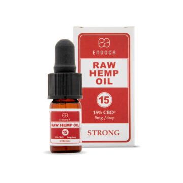 Raw Hemp Oil 15% , 2 ml 300 mg CBD +CBDa