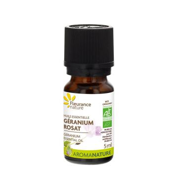 Ulei esential de Geranium Rosat, 5ml - Fleurance Nature