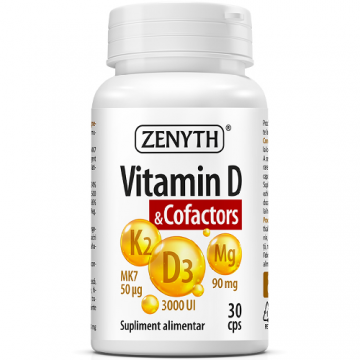 Vitamin D&CoFactors 1100mg 30cps Zenyth