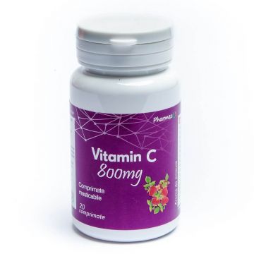 Vitamina C, 800 mg, 20 comprimate, Pharmex