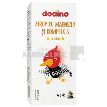 Alevia Dodino Sirop cu Magneziu si complex B cu miere pentru copii 150 ml