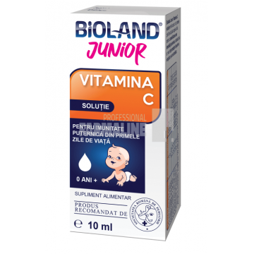 Bioland Junior Vitamina C Solutie 10 ml