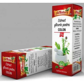 Extract Gliceric pentru Colon AdNatura 50 ml