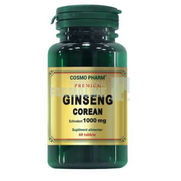 Ginseng Corean 1000 mg 60 tablete